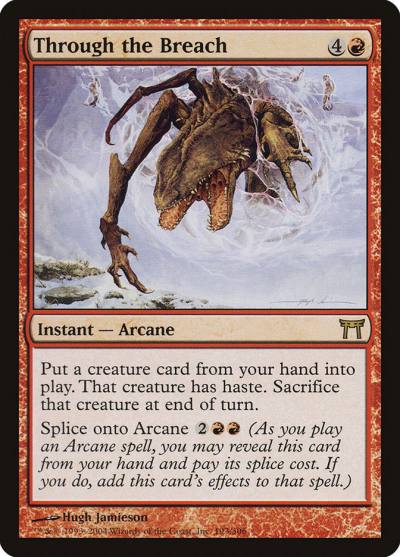 Through the Breach CHK-193 Champions of Kamigawa Magic card