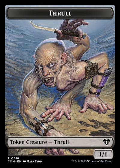 Thrull TCMM-18 Commander Masters Tokens Magic card