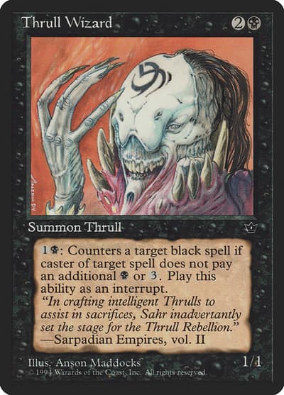 Thrull Wizard 46 Fallen Empires Magic card