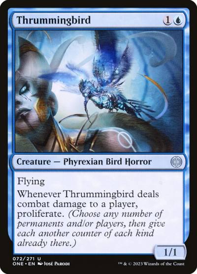 Thrummingbird ONE-72 Phyrexia: All Will Be One Magic card