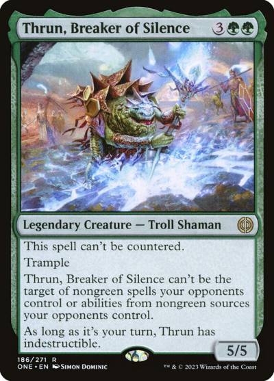 Thrun, Breaker of Silence ONE-186 Phyrexia: All Will Be One Magic card