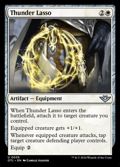 Thunder Lasso OTJ-35 Outlaws of Thunder Junction Magic card