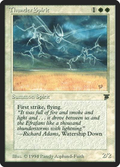 Thunder Spirit LEG-39 Legends Magic card