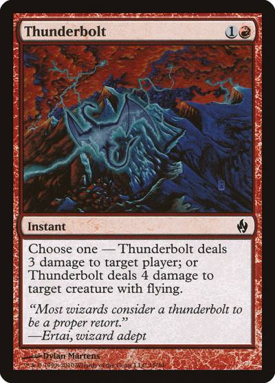 Thunderbolt PD2-19 Premium Deck Series: Fire and Lightning Magic card