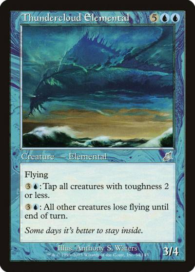 Thundercloud Elemental SCG-54 Scourge Magic card