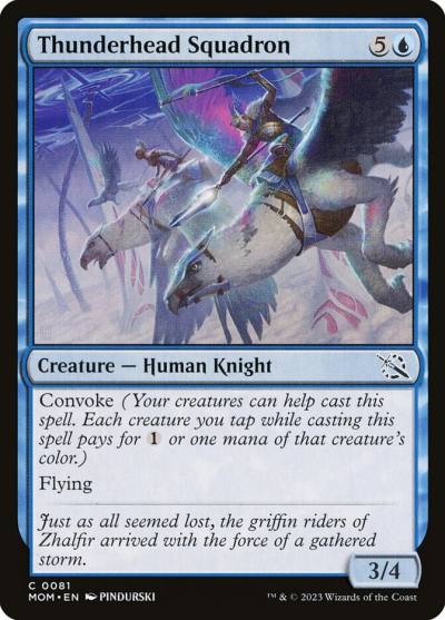 Thunderhead Squadron MOM-81 March of the Machine Magic card