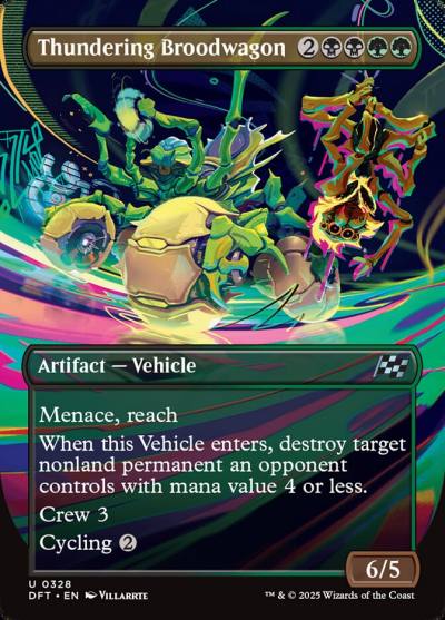 Thundering Broodwagon DFT-328 Aetherdrift Magic card