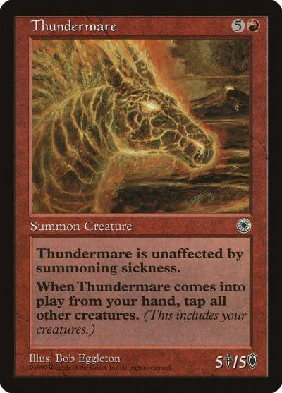 Thundermare POR-152 Portal Magic card
