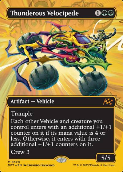 Thunderous Velocipede DFT-529 Aetherdrift Magic card