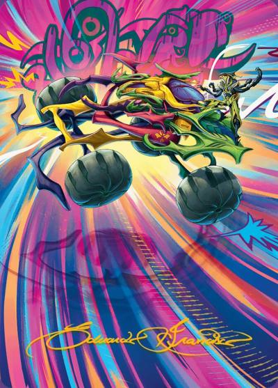 Thunderous Velocipede // Thunderous Velocipede ADFT-43 Aetherdrift Art Series Magic card