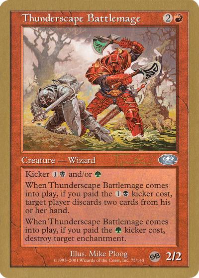 Thunderscape Battlemage WC01-JT75SB World Championship Decks 2001 Magic card