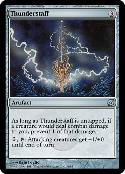 Thunderstaff TD2-31 Duel Decks: Mirrodin Pure vs. New Phyrexia Magic card