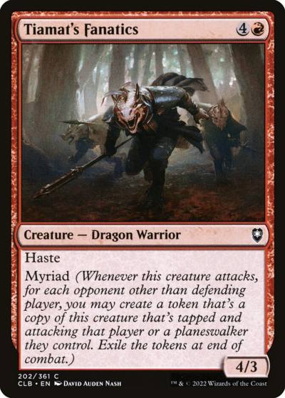 Tiamat's Fanatics 202 Commander Legends: Battle for Baldur's Gate Magic card