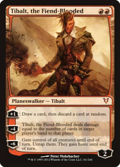 Tibalt, the Fiend-Blooded AVR-161 Avacyn Restored Magic card