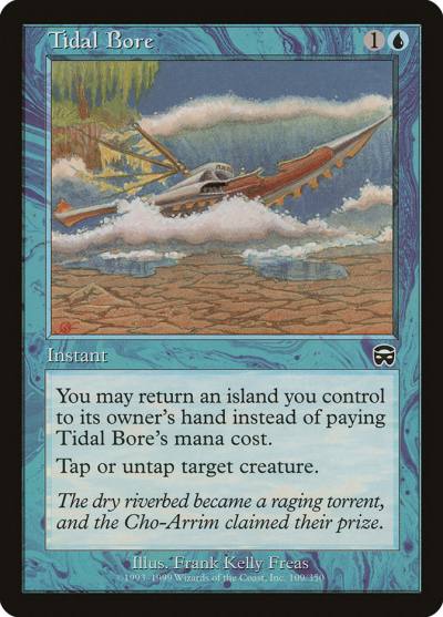 Tidal Bore MMQ-109 Mercadian Masques Magic card