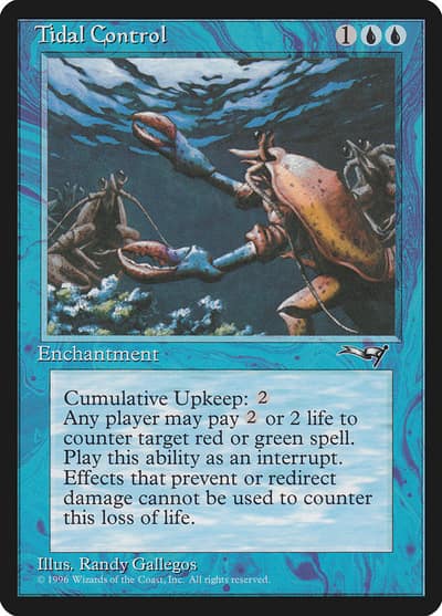 Tidal Control ALL-40 Alliances Magic card
