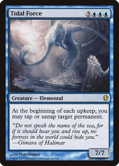 Tidal Force C13-62 Commander 2013 Magic card