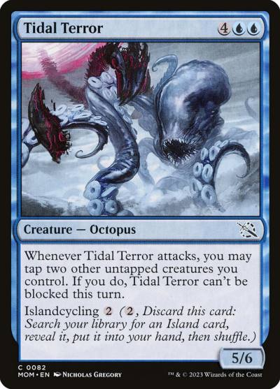 Tidal Terror 82 March of the Machine Magic card