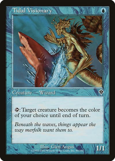 Tidal Visionary 80 Invasion Magic card