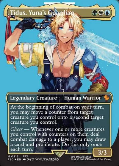 Tidus, Yuna's Guardian FIC-213 Final Fantasy Commander Magic card