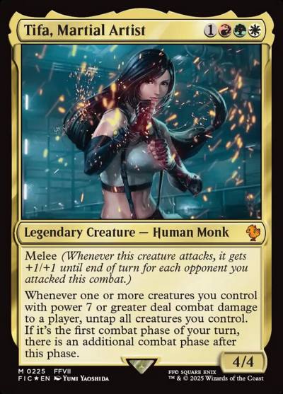 Tifa, Martial Artist FIC-225 Final Fantasy Commander Magic card