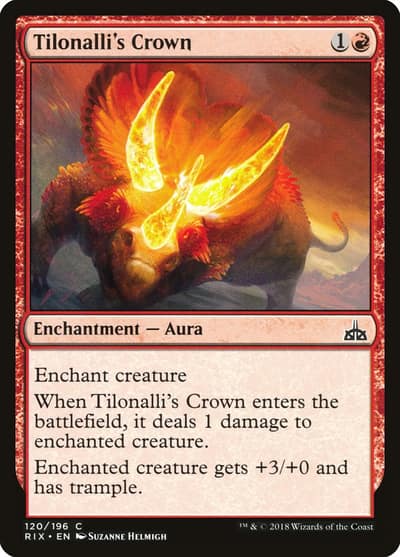 Tilonalli's Crown RIX-120 Rivals of Ixalan Magic card