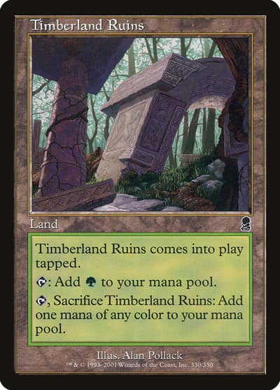 Timberland Ruins ODY-330 Odyssey Magic card