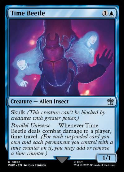 Time Beetle WHO-58 Doctor Who Magic card