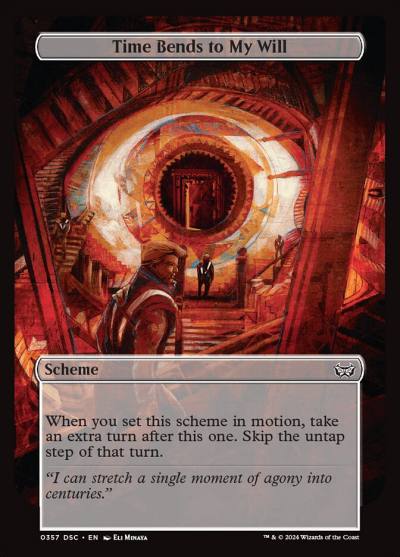 Time Bends to My Will DSC-357 Duskmourn: House of Horror Commander Magic card