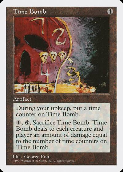 Time Bomb 5ED-404 Fifth Edition Magic card