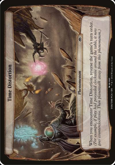 Time Distortion OPCA-8 Planechase Anthology Planes Magic card