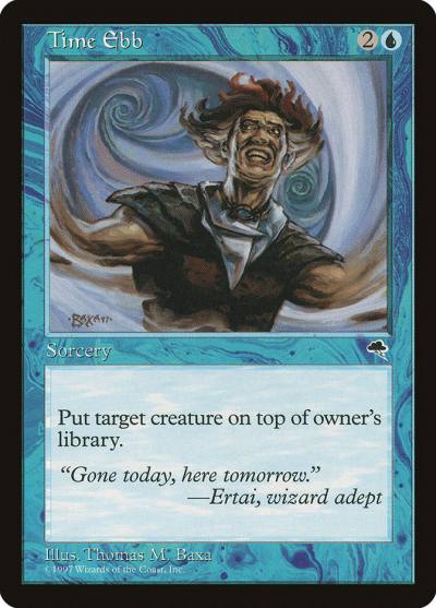 Time Ebb TMP-96 Tempest Magic card