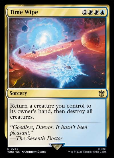 Time Wipe WHO-238 Doctor Who Magic card