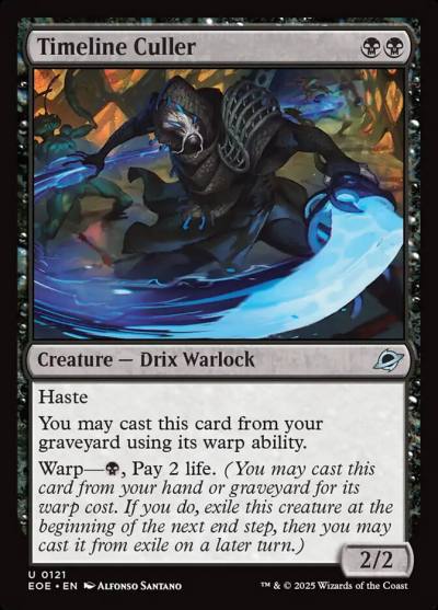 Timeline Culler EOE-121 Edge of Eternities Magic card