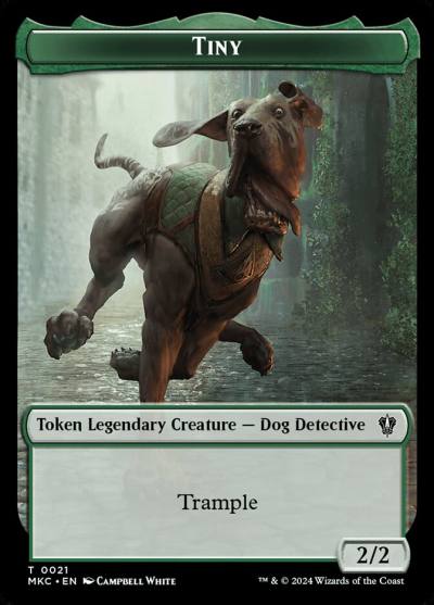 Tiny TMKC-21 Murders at Karlov Manor Commander Tokens Magic card