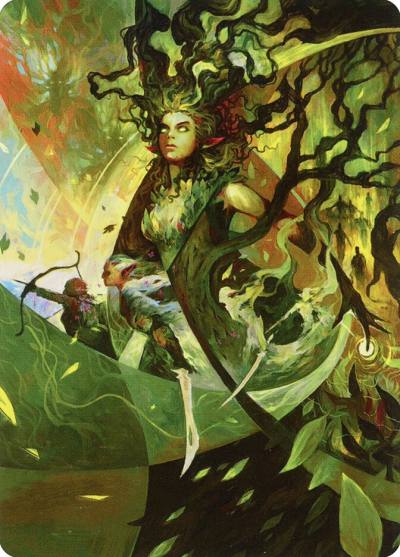 Titania's Command // Titania's Command ABRO-34 The Brothers' War Art Series Magic card