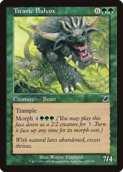 Titanic Bulvox 129 Scourge Magic card