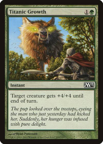 Titanic Growth M13-195 Magic 2013 Magic card