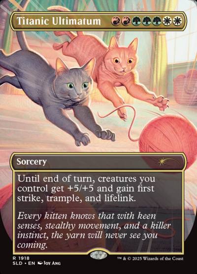 Titanic Ultimatum SLD-1918 Secret Lair Drop Magic card