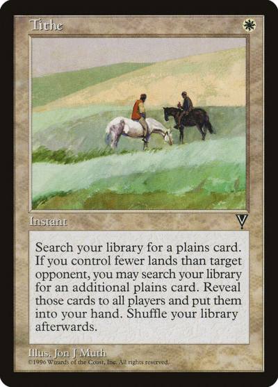Tithe VIS-23 Visions Magic card