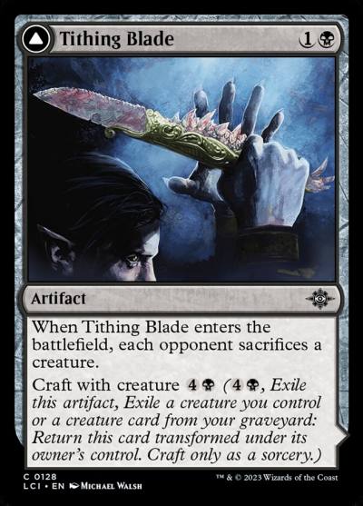 Tithing Blade // Consuming Sepulcher LCI-128 The Lost Caverns of Ixalan Magic card