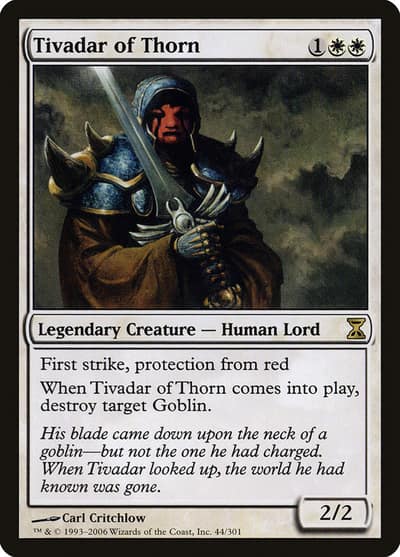 Tivadar of Thorn 44 Time Spiral Magic card