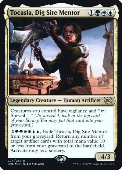Tocasia, Dig Site Mentor PBRO-224S The Brothers' War Promos Magic card