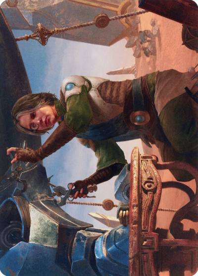 Tocasia, Dig Site Mentor // Tocasia, Dig Site Mentor ABRO-40 The Brothers' War Art Series Magic card