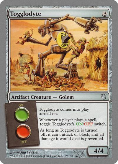 Togglodyte 129 Unhinged Magic card