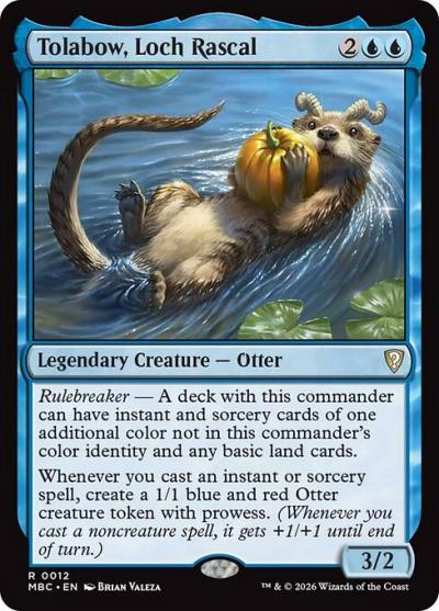 Tolabow, Loch Rascal MBC-12 Mystery Booster Commander Edition Magic card
