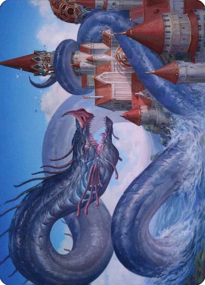 Tolarian Terror // Tolarian Terror ADMU-18 Dominaria United Art Series Magic card