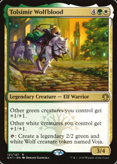 Tolsimir Wolfblood GK1-121 GRN Guild Kit Magic card