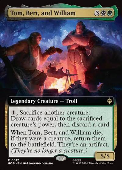 Tom, Bert, and William