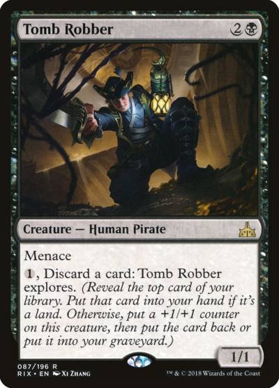 Tomb Robber RIX-87 Rivals of Ixalan Magic card
